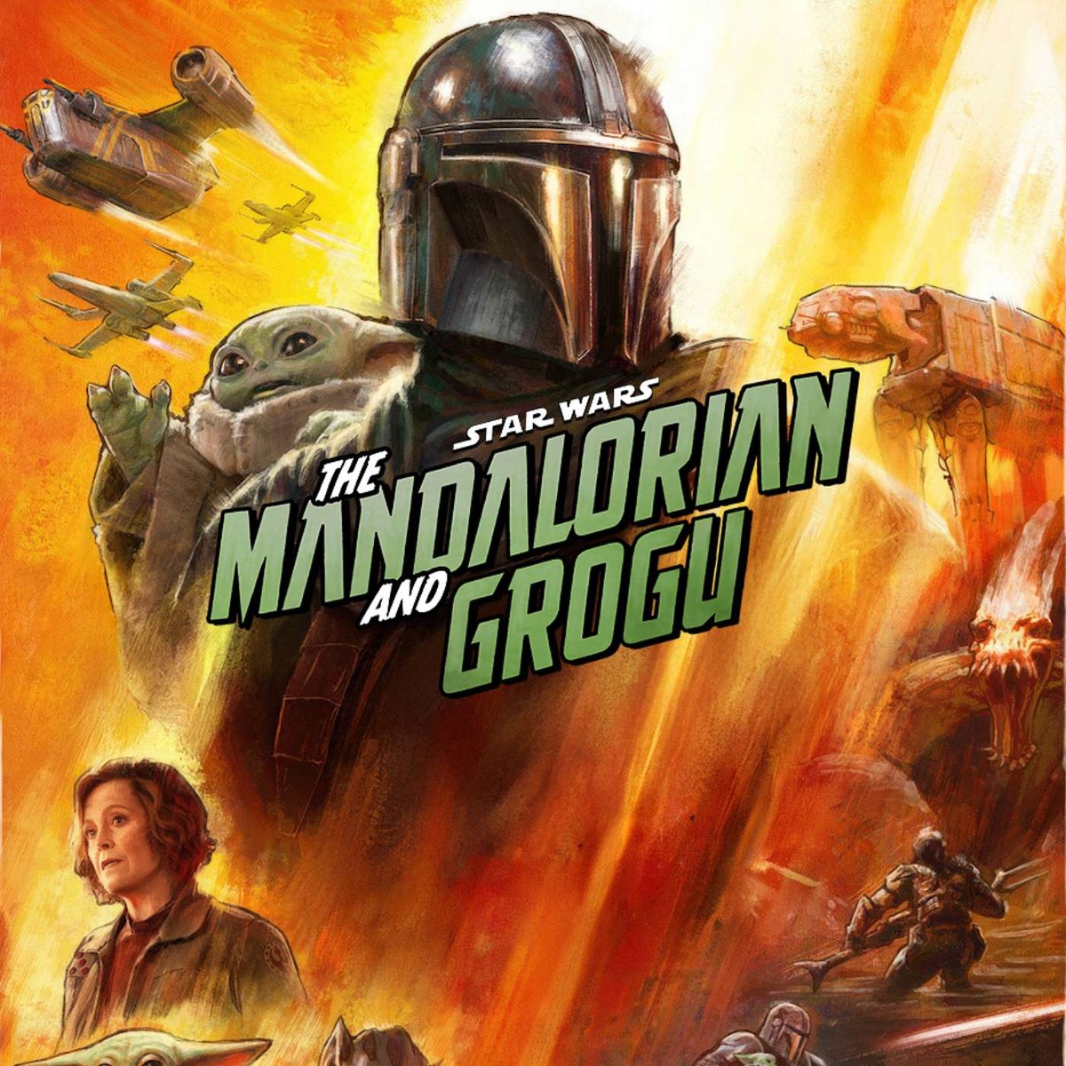 The Mandalorian and Grogu episode artwork