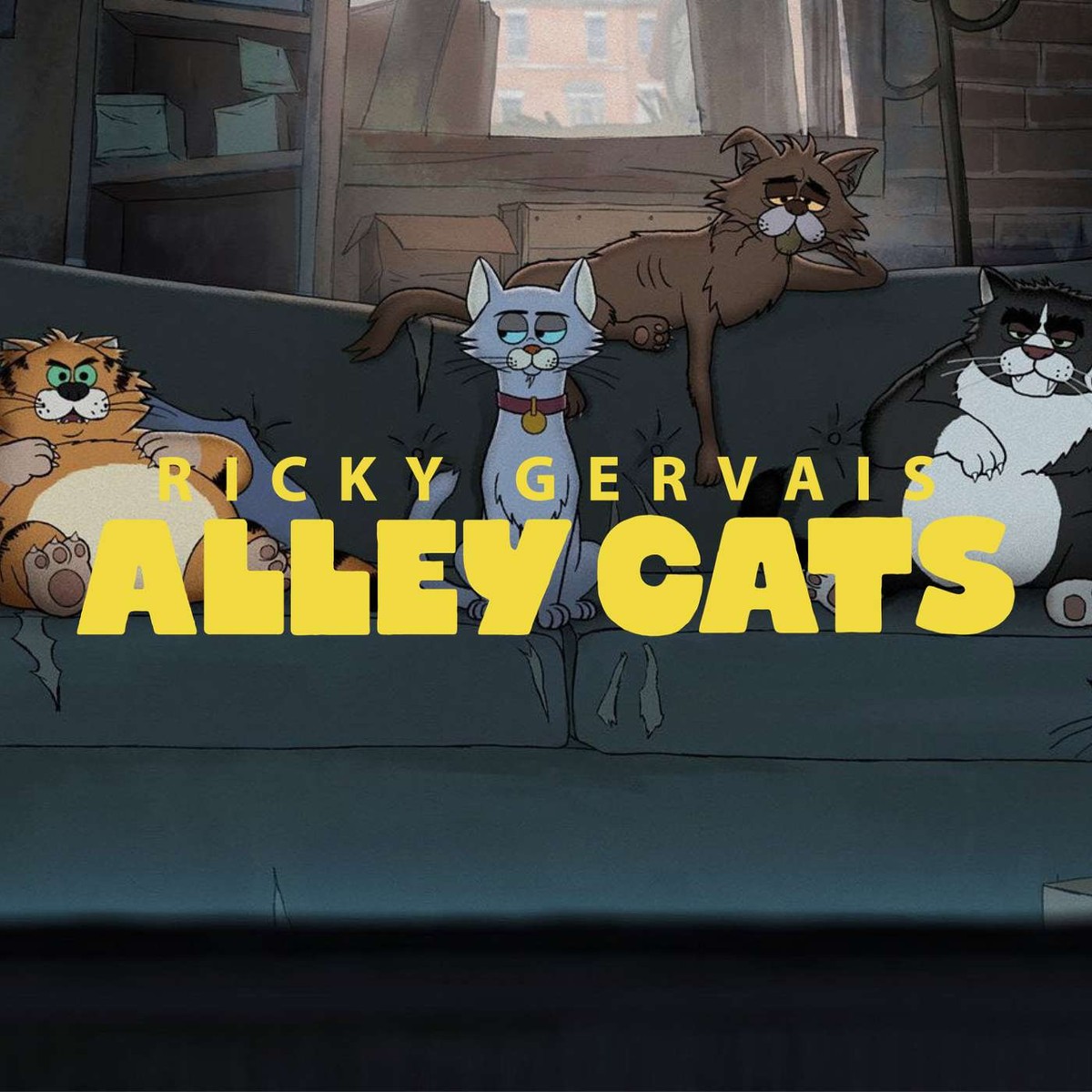 Ricky Gervais Alley Cats episode artwork